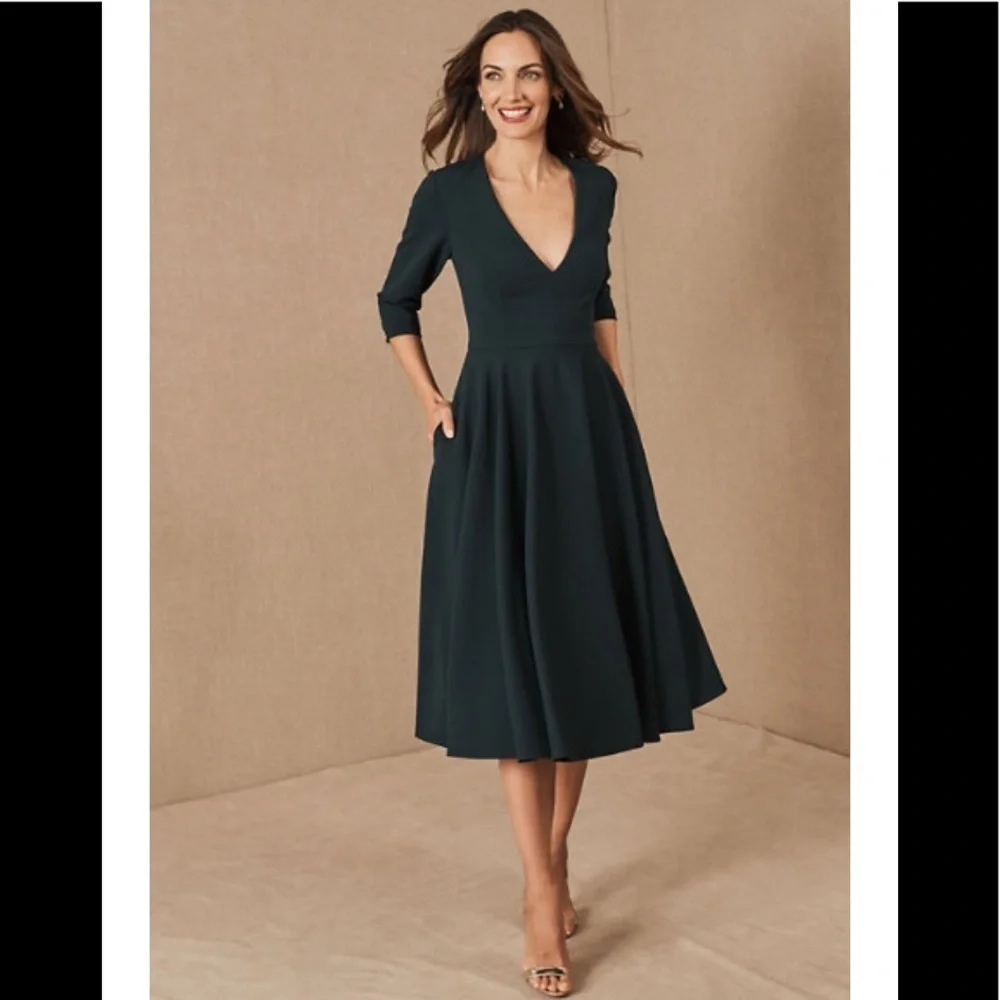 NWT BHLDN Valdis Dress Green size 14